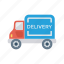 delivery, fast, truck, van, vehicle 