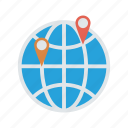 global, location, map, pin, world