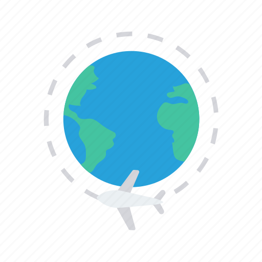 Aircraft, airplane, tour, travel, world icon - Download on Iconfinder