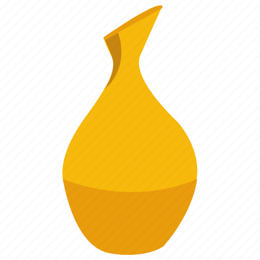 Gold treasure, gold vase, golden vase, interior element, luxurious decor icon - Download on Iconfinder