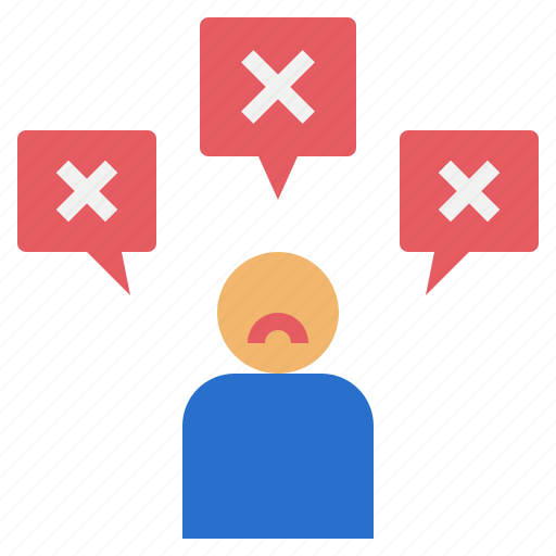 Overthinking, unhappy, disagree, protest, wrong, pessimistic, nagative icon - Download on Iconfinder