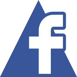 facebook, media, social, triangle 