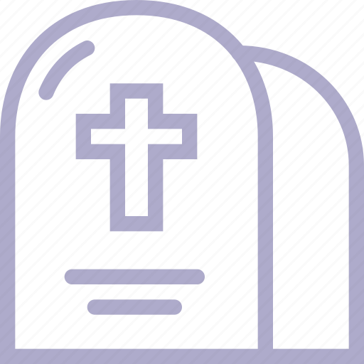 Cemetery, cross, death, grave, halloween, headstone icon - Download on Iconfinder