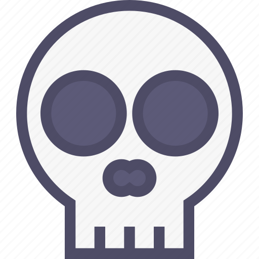 Bone, death, halloween, skeleton, skull icon - Download on Iconfinder