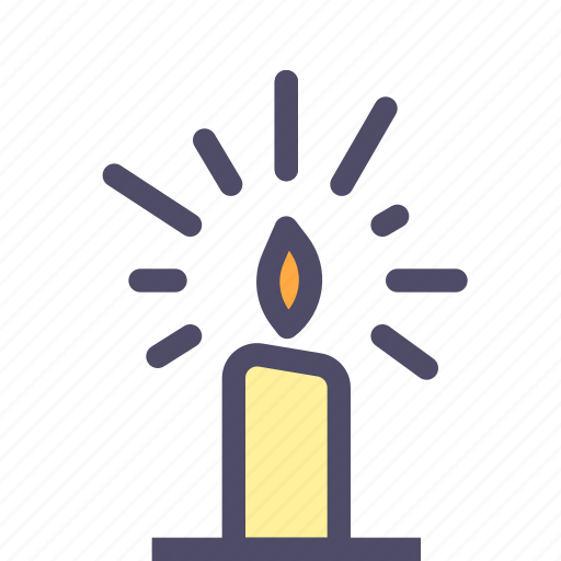 Candle, fire, halloween, lamp, light icon - Download on Iconfinder