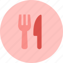 eat, food, fork, knife, restaurant, utensil