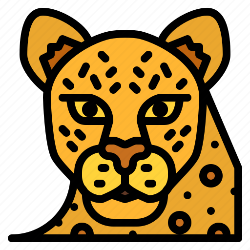 Leopard, muscular, cat, animal, wildlife, tropical icon - Download on Iconfinder