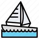 sail, boat, sea, outdoor, summer