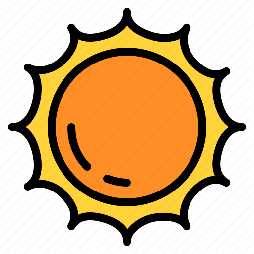 Sun, hot, nature, weather, summer icon - Download on Iconfinder
