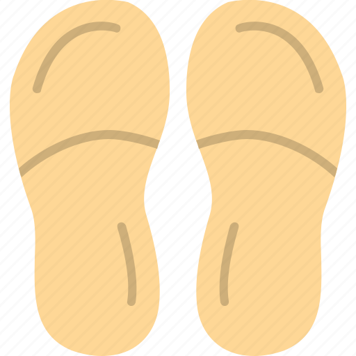 Beach, flip, flops, slippers, summer icon - Download on Iconfinder