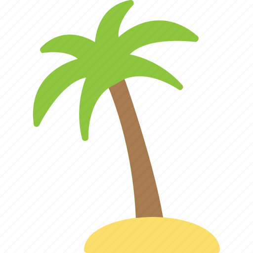 Beach, palm, tree, vacation icon - Download on Iconfinder