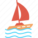 boat, pirate, sailing, ship, transportation, travel