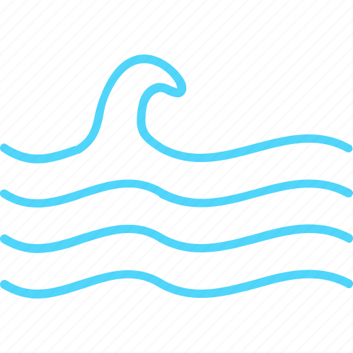 Lake, river, water, wave icon - Download on Iconfinder