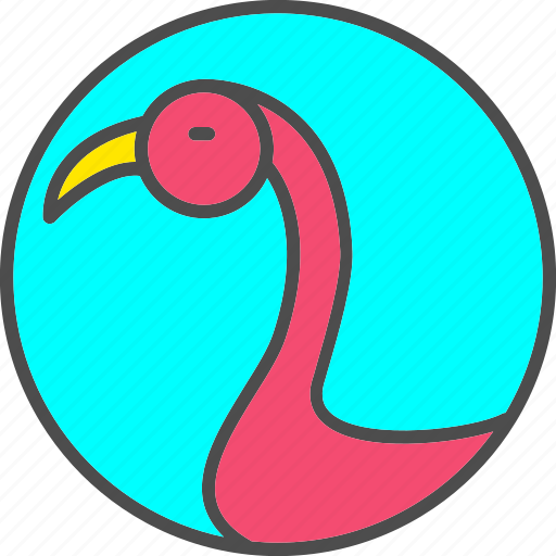 Animal, bird, creature, flamingo, poultry, zoo icon - Download on Iconfinder