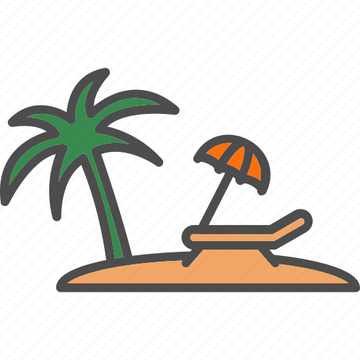 Beach, holiday, sea, summer, sun, umbrella, 1 icon - Download on Iconfinder