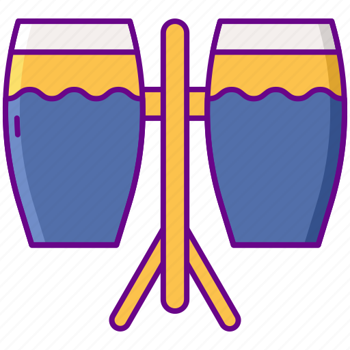 Conga, drums, music, instrument icon - Download on Iconfinder