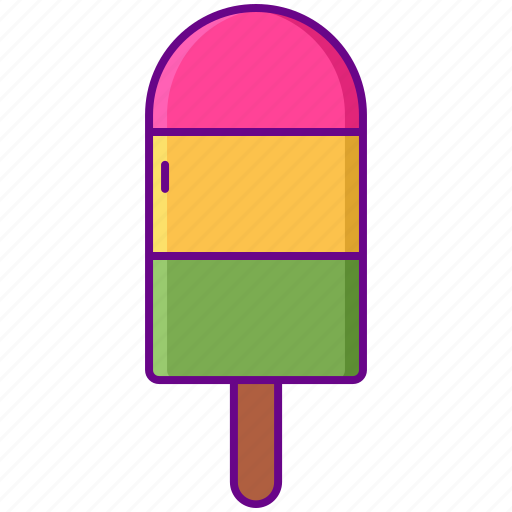 Popsicle, ice-cream, dessert icon - Download on Iconfinder
