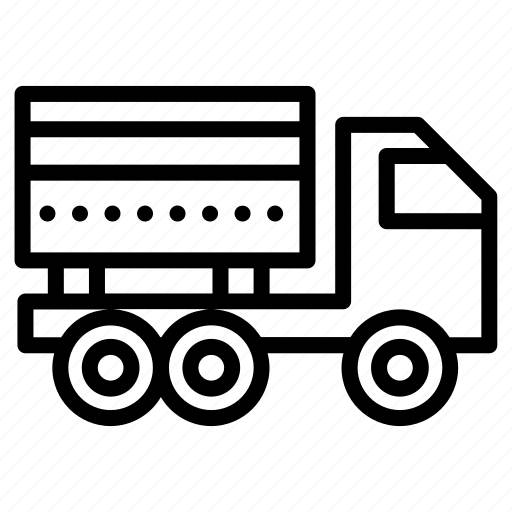 Truck, flatbed, shipping, car, transportation, cargo, delivery icon - Download on Iconfinder