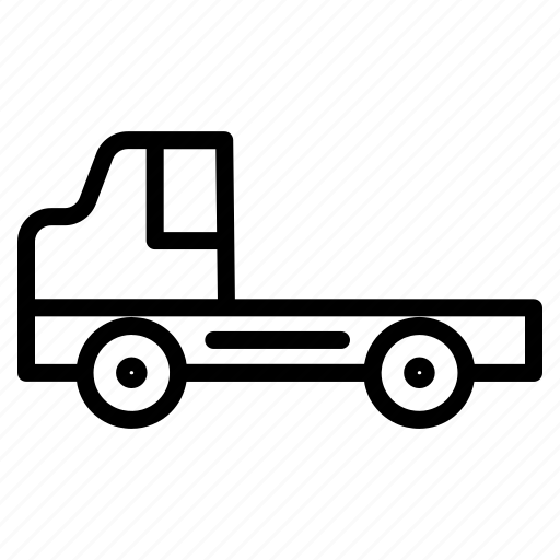 Truck, flatbed, van, car, transport, lorry, transportation icon - Download on Iconfinder