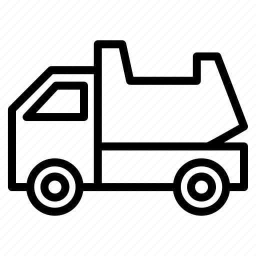 Truck, flatbed, shipping, vehicle, car, delivery, transport icon - Download on Iconfinder