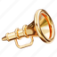 trumpet, music, instrument, musical, horn, orchestra, new year, gold, celebration 