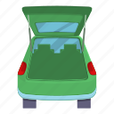 hatchback, trunk, car