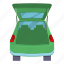 hatchback, trunk, car 