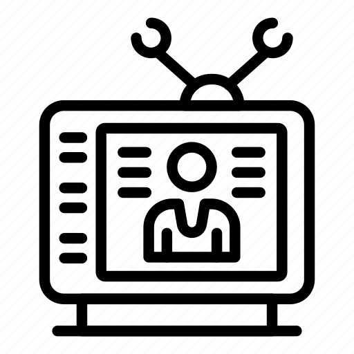 Live, news, thin, tv, vector, yul925 icon - Download on Iconfinder