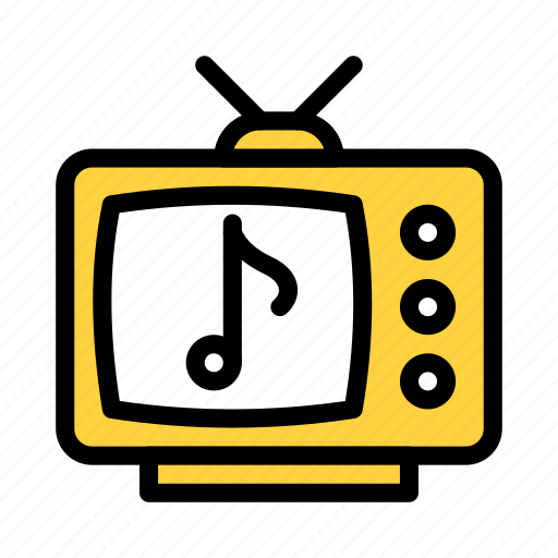 Television, antenna, retro, music, media icon - Download on Iconfinder