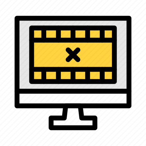 Film, movie, lcd, screen, monitor icon - Download on Iconfinder