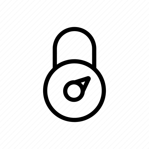 Contour, door, key, lock, locks, open icon - Download on Iconfinder