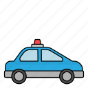car, transportation, vehicle, police