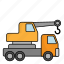 car, transportation, vehicle, crane 