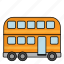 car, transportation, vehicle, double decker bus 