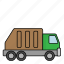 car, transportation, vehicle, garbage 