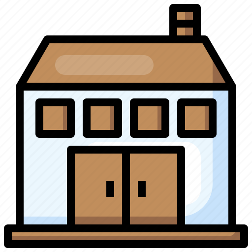 Cottage, cabin, wood, house, shelter icon - Download on Iconfinder