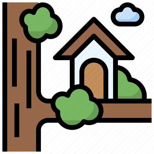 Tree, house, property, real, estate icon - Download on Iconfinder