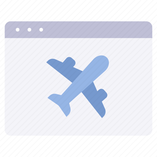 Browser, flight, interface, page, plane, ui, website icon - Download on Iconfinder