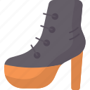 boots, lita, ankle, heels, women