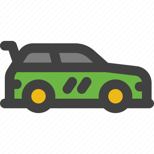 Rally, car, sport, racing, vehicle, automobile icon - Download on Iconfinder