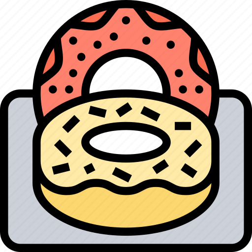 Donut, chocolate, sprinkle, bakery, dessert icon - Download on Iconfinder