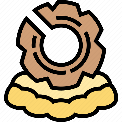 Donut, cream, sour, bakery, homemade icon - Download on Iconfinder