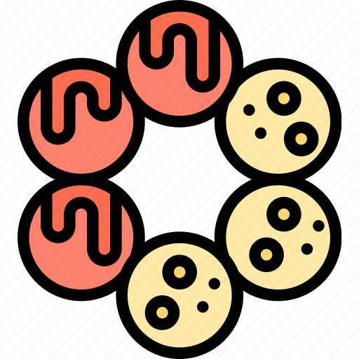Donut, mochi, glazed, desse icon - Download on Iconfinder