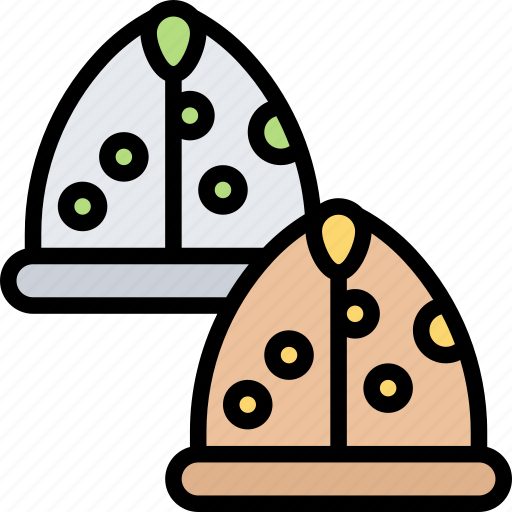 Samosa, fried, snack, food, indian icon - Download on Iconfinder
