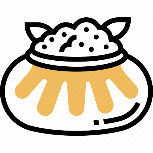 Knishes, pastry, snack, potatoes, jewish icon - Download on Iconfinder