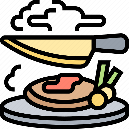 Steak, knife, meat, eating, meal icon - Download on Iconfinder