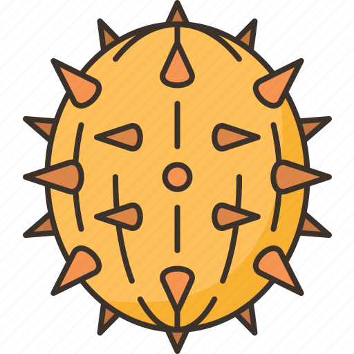 Melon, horned, spiked, cultivar, plant icon - Download on Iconfinder