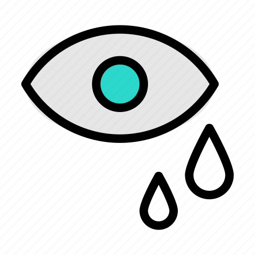 View, eye, crying, drops, tears icon - Download on Iconfinder