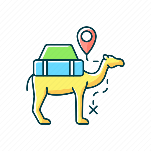Camel, caravan, travel, gps icon - Download on Iconfinder