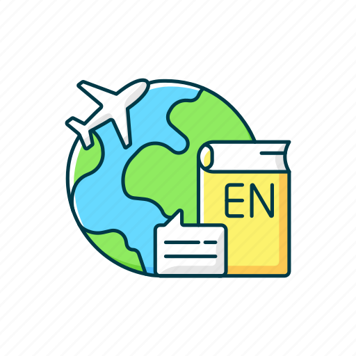 English, education, abroad, student icon - Download on Iconfinder